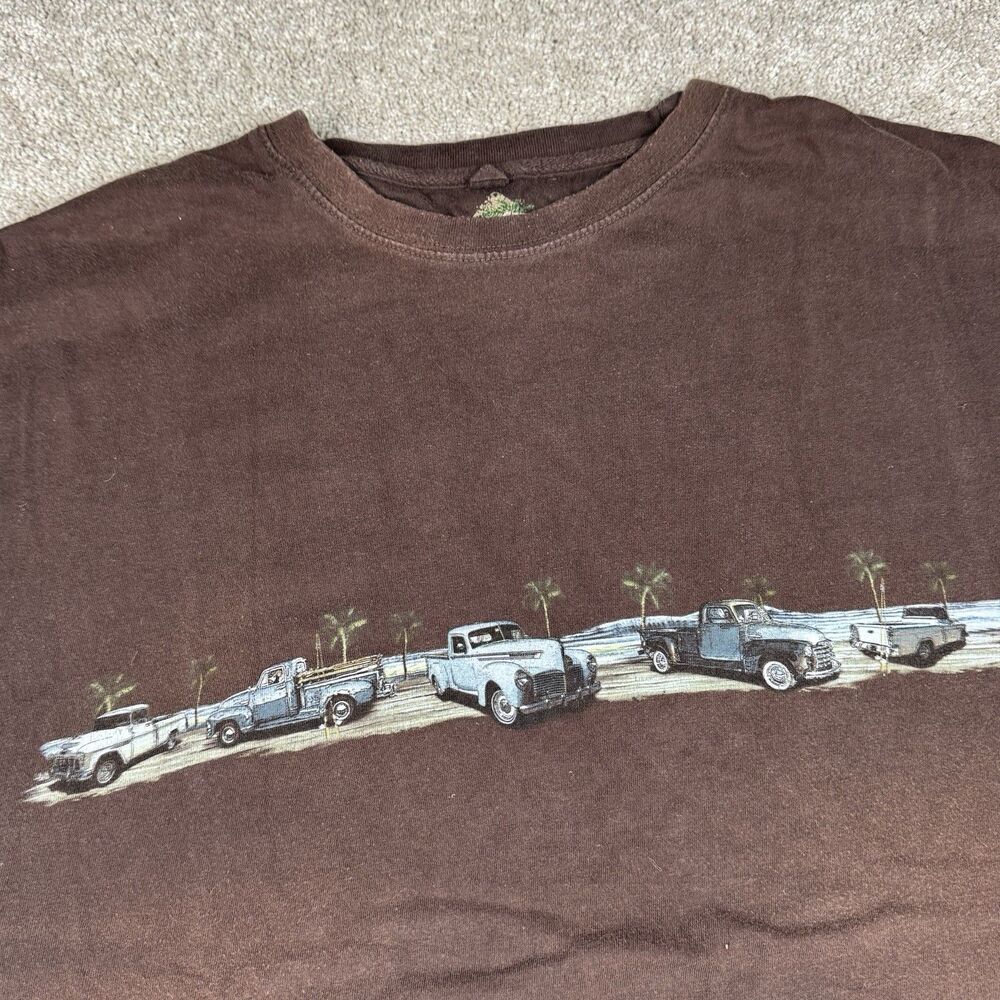 LOT OF 2 Newport Blue TShirts Motorcycle Classic Cars Y2K VTG Graphic Mens 2XL - Picture 3 of 13
